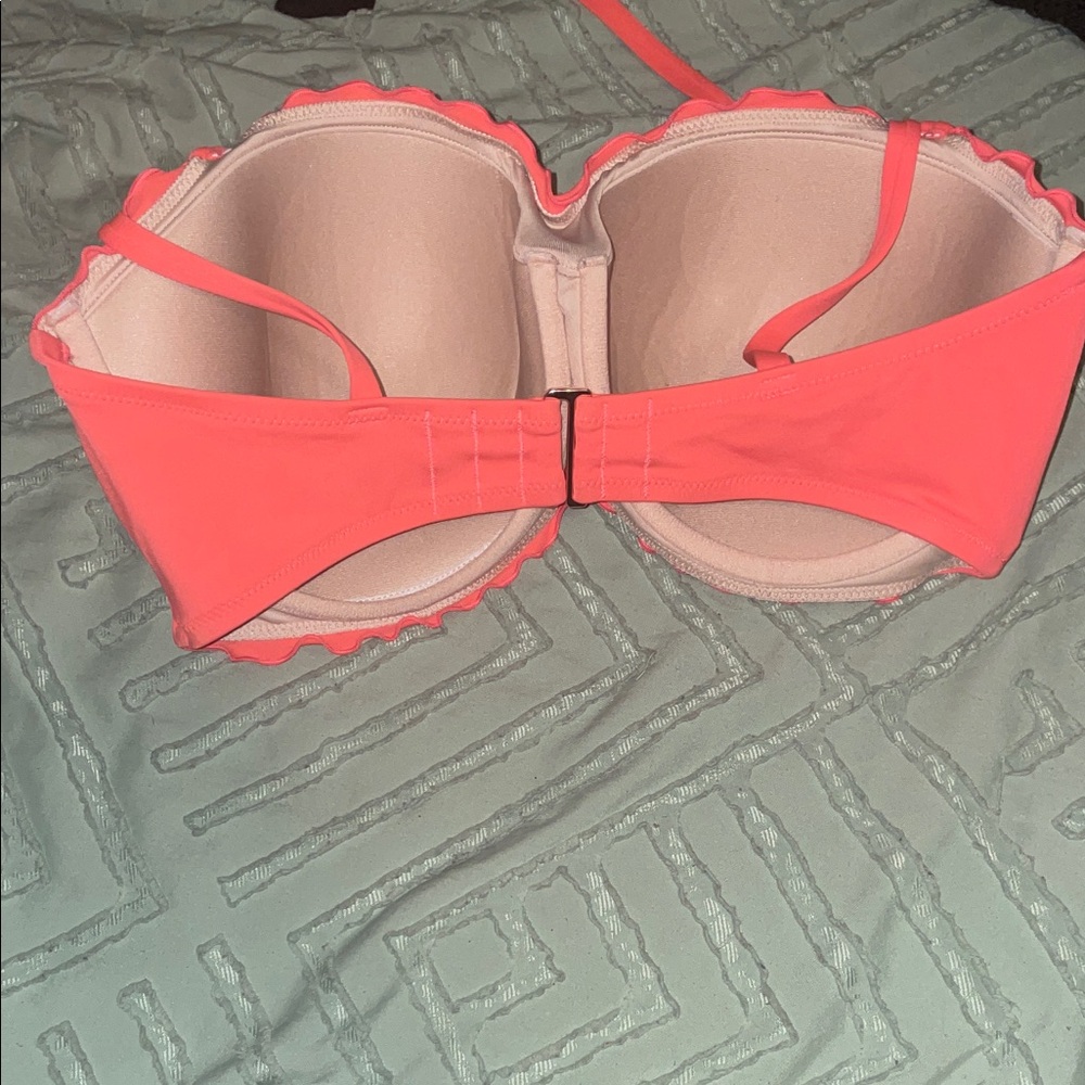 Shade & Shore Coral Bikini Top - Picture 4 of 4